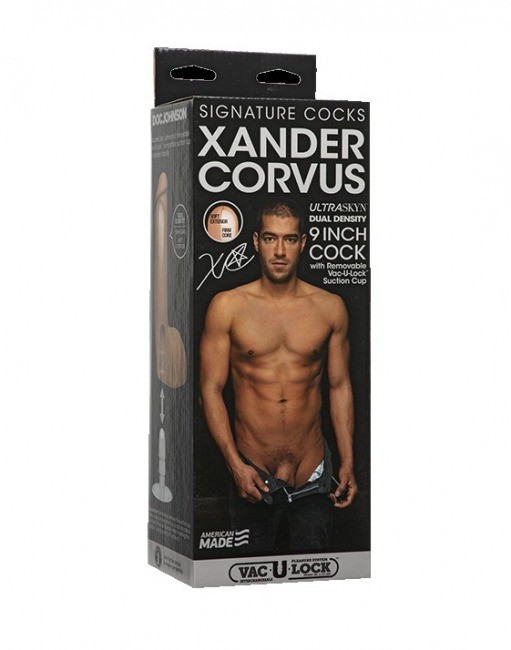 Фаллос-слепок на съемной присоске Xander Corvus 9'' with Vac-U-Lock Suction Cup (вторая кожа)