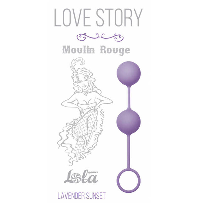 Вагинальные шарики Love Story Moulin Rouge purple