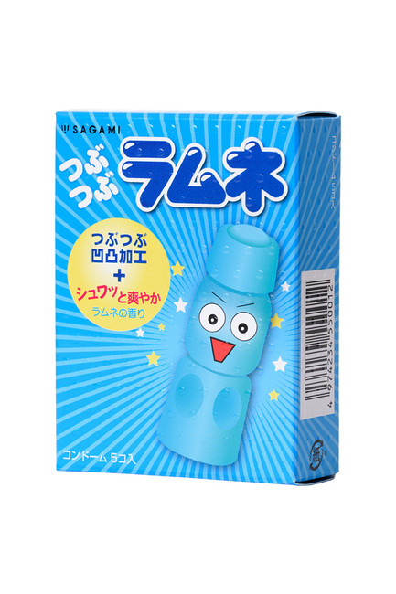 Презервативы с пупырышками Sagami Lemonade №5 (5 шт)
