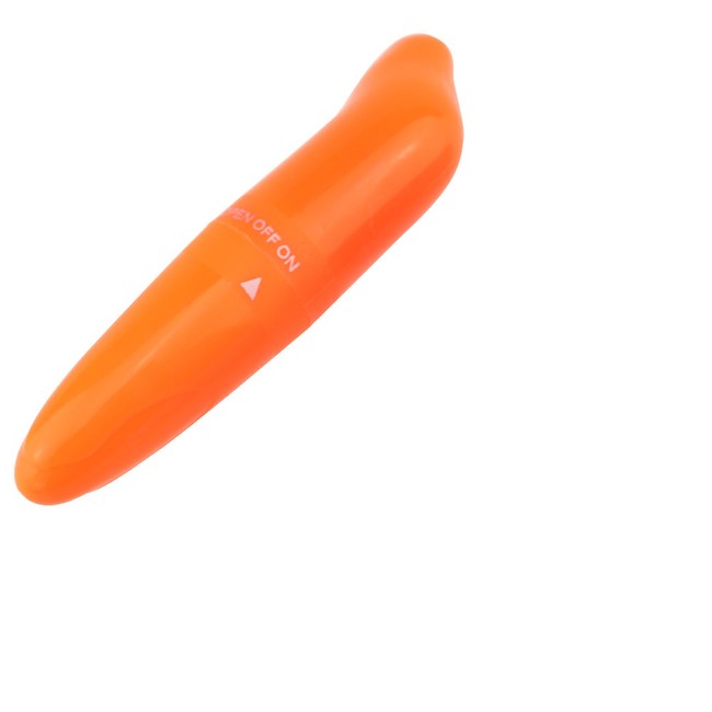 мини вибратор оранжевого цвета ROSYLAND