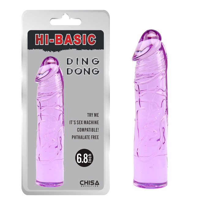 Фаллоимитатор Ding Dong 6.8, фиолетовый