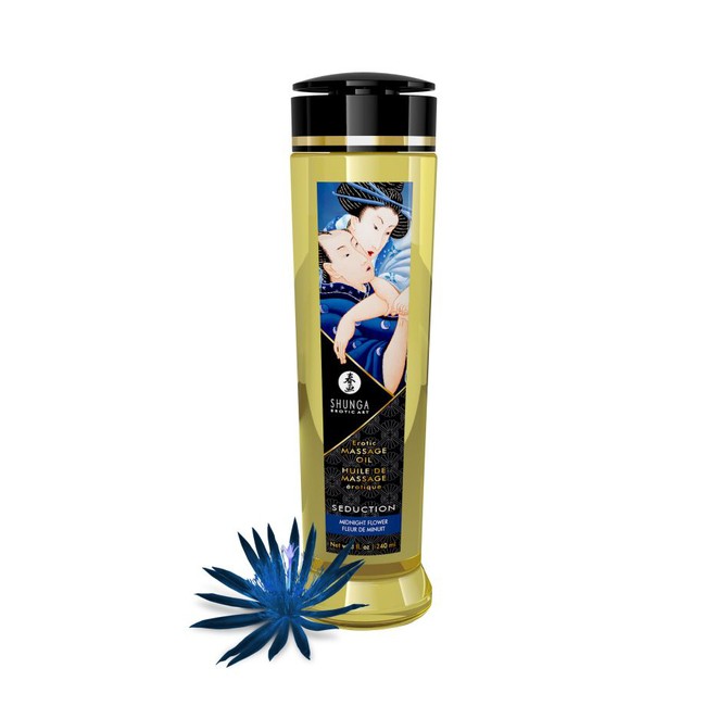 Массажное масло Shunga Erotic Massage Oil (ночной цветок, 240 мл.)