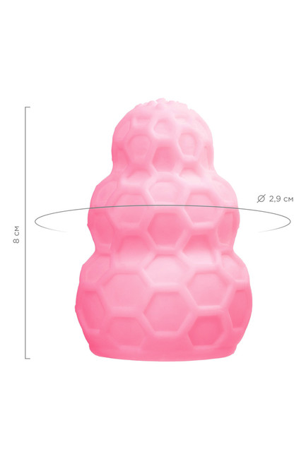 Мастурбатор A-TOYS FLAFF, TPE, розовый, 8см, &#248; 2,9 см
