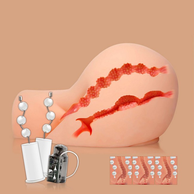 Мастурбатор полуторс вагина и анус с вибрацией,ротацией, Oknyeo