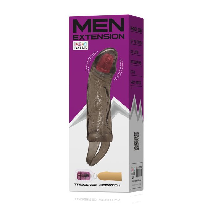 Стимулирующая насадка на пенис с внутренней вибрацией Men Extension