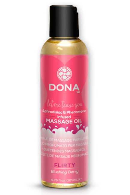 Массажное масло DONA Scented Massage Oil Flirty Aroma: Blushing Berry 110 мл