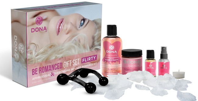 Подарочный набор с феромонами и афродизиаками DONA Be Romanced Gift Set - Flirty