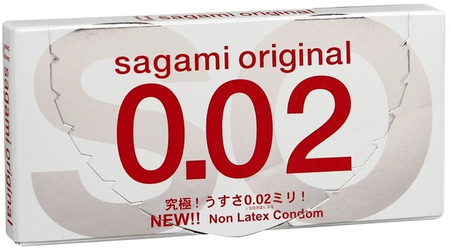 Презервативы Sagami Original 002, Полиуретановые 0,02 мм, - 2 шт.