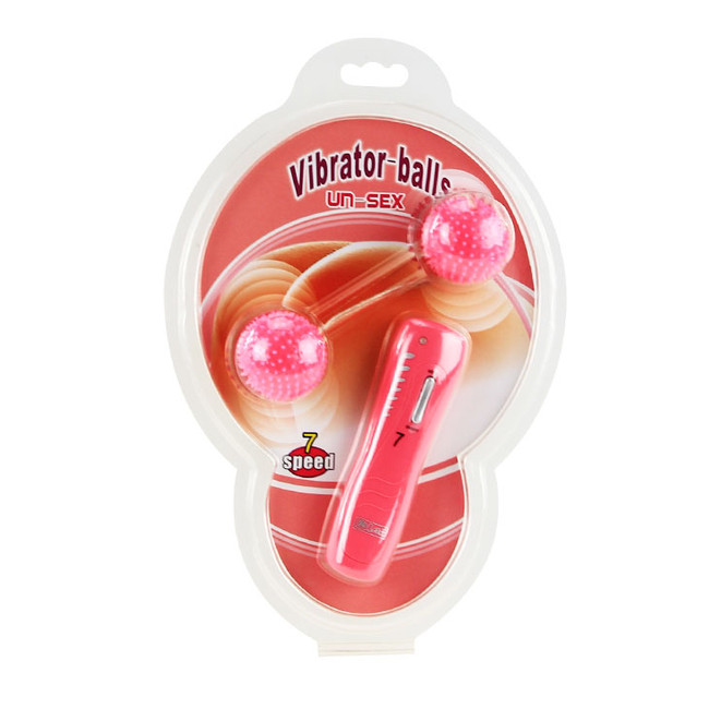 Мощные вибро-шарики с шипами Vibrator Balls