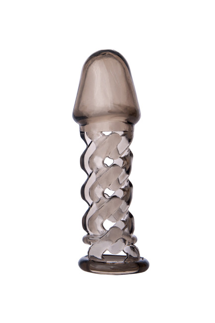 Стимулирующая насадка на пенис с креплением за мошонку XLover (11,5 см)