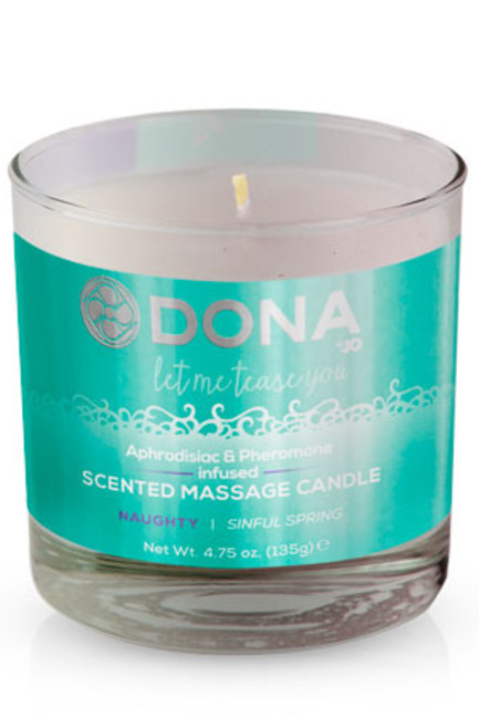 Массажная свеча Dona Scented Massage Candle Naughty Aroma Sinful Spring  135 г