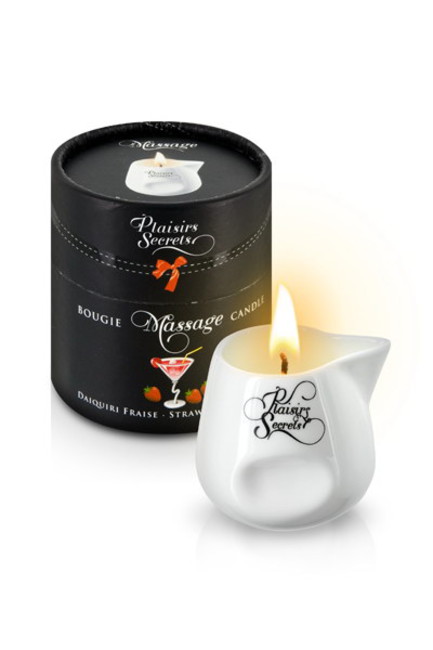 Массажная свеча с ароматом клубничного дайкири Bougie Massage Candle (80 мл)