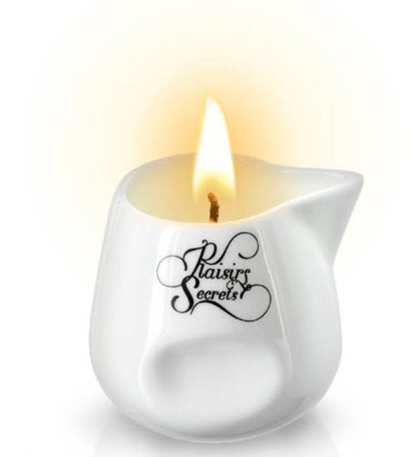 Массажная свеча с ароматом клубники Bougie Massage Candle (80 мл)