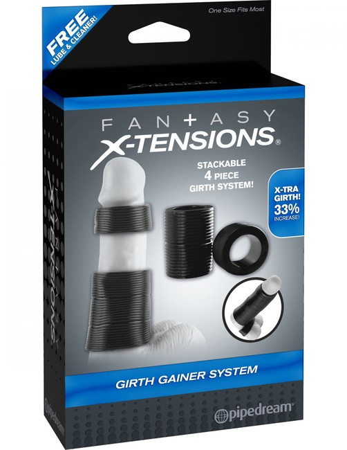 Расширяющие стимулирующие насадки на пенис Girth Gainer System