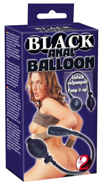 Черный анальный расширитель Anal Ballon