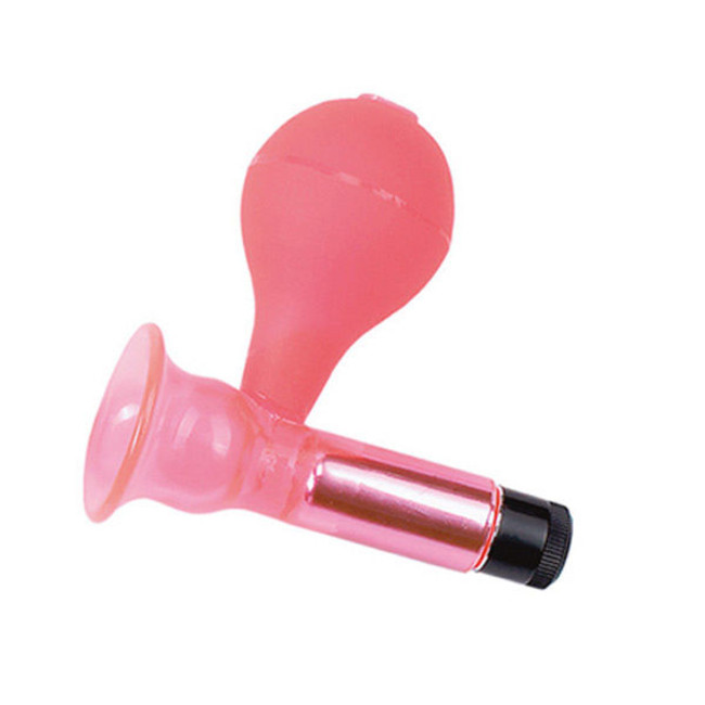 Вибро-помпа для сосков Nipple Pump (розовый )