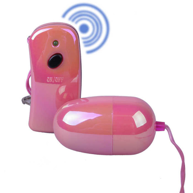 Виброяйцо на дистанционным управлении Wireless ( 6 см , розовый )