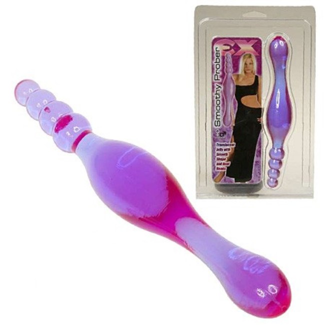 Фаллоимитатор анально-вагинальный Smoothy Prober (F0089P9SPGAC , 20 см , фиолетовый)