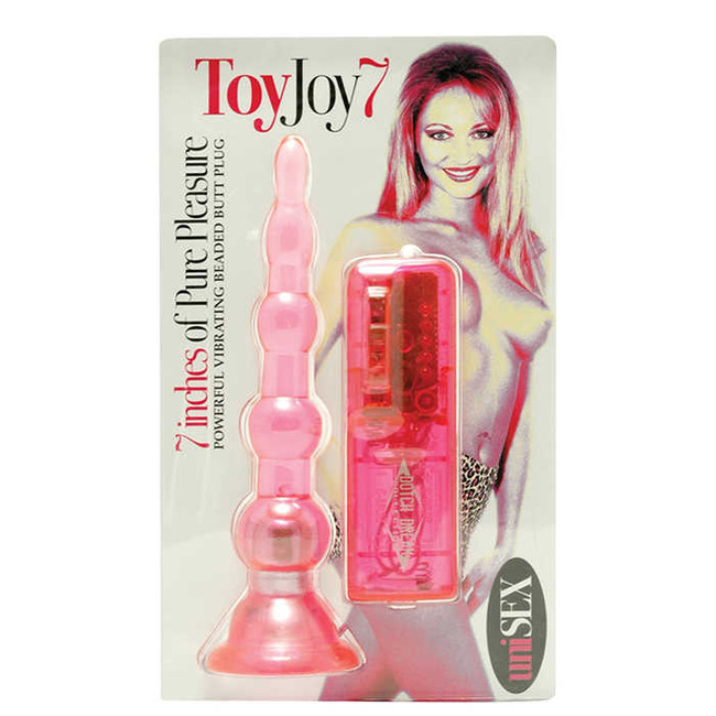 Анальная вибро-елочка Toy Joy 7 (17,5 см, розовый)