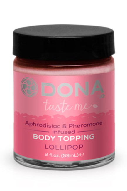 Съедобная карамель для тела и оральных ласк DONA Body Topping Lollipop 59 мл