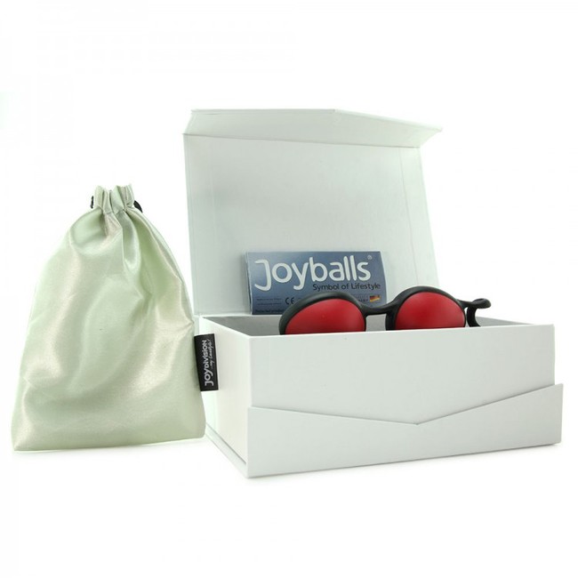 Силиконовые шарики Joyballs Secret (красно-черный)