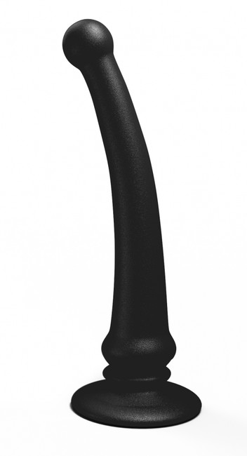 Анальный стимулятор-насадка для страпон-трусиков Rapier Plug Black (черный с перламутром)