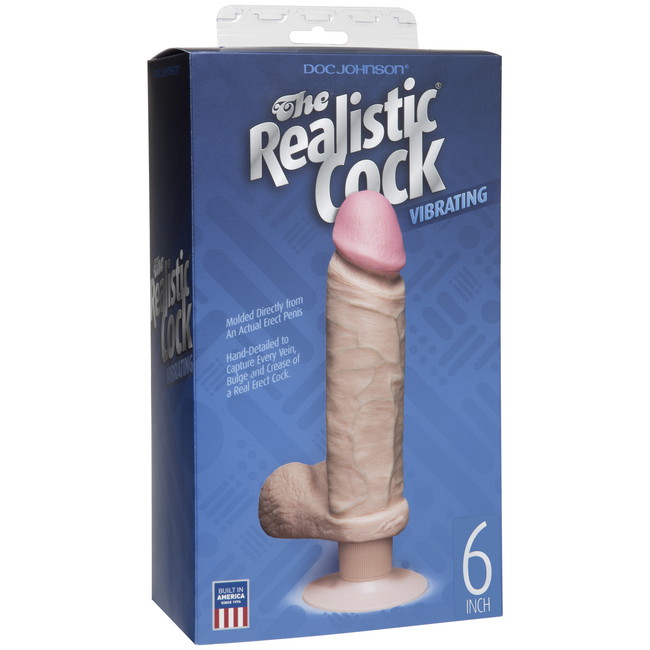 Вибратор-реалистик 6'' The Realistic Cock (7 режимов)