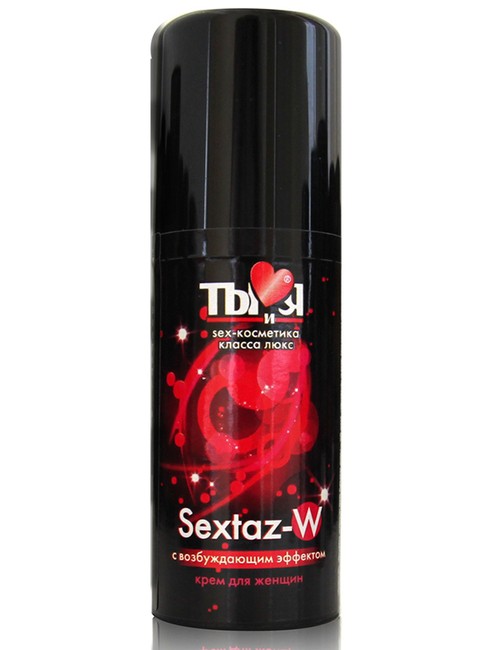 Крем женский на водной основе Sextaz-W с возбуждающим эффектом, 20 г