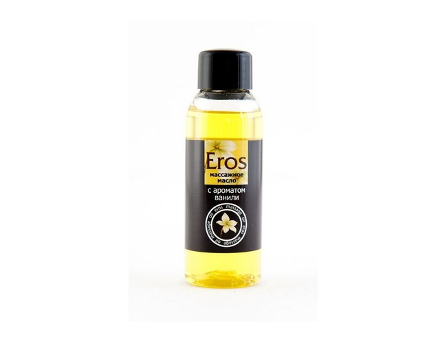 Масло Eros для эротического массажа с ароматом ванили (50 мл)
