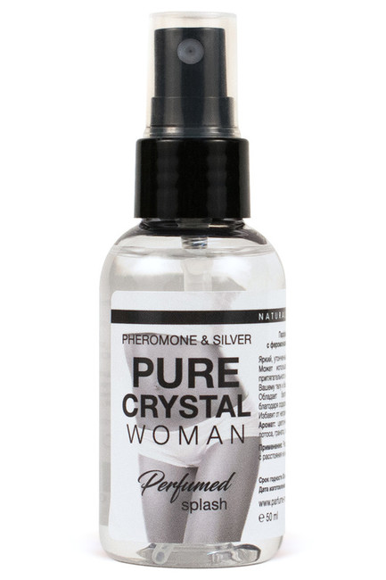 Парфюмированная женская вода  для тела и белья с феромонами и ионами серебра Natural Instanct PURE CRYSTAL 50 мл