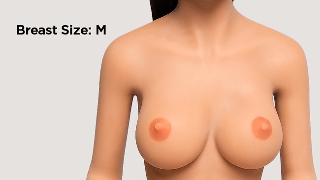 Кукла Perla для страстного секса размер груди 3 (160 см, светлокожая)