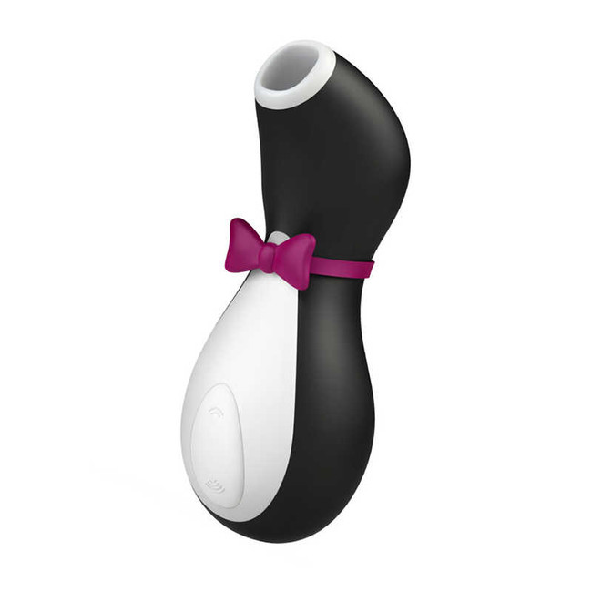 Вакуум-волновой бесконтактный стимулятор клитора Satisfyer PRO Penguin NEXT GENERATION (11 режимов , черный с белым )