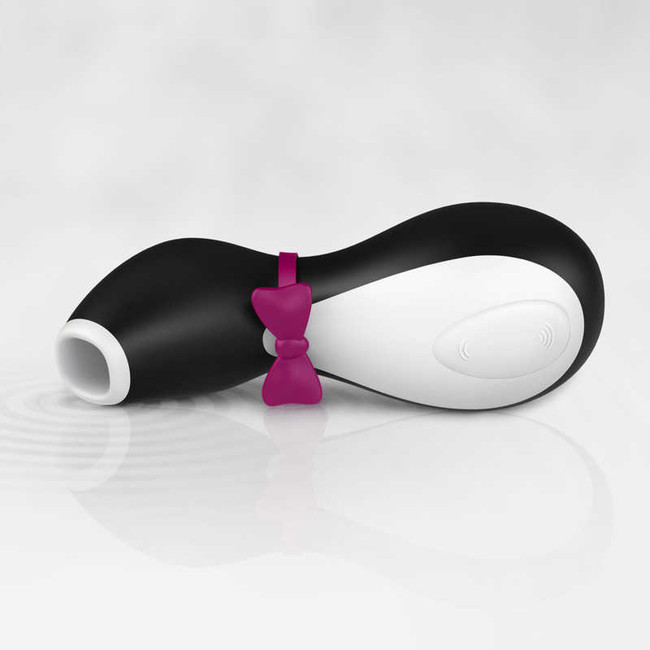 Вакуум-волновой бесконтактный стимулятор клитора Satisfyer PRO Penguin NEXT GENERATION (11 режимов , черный с белым )