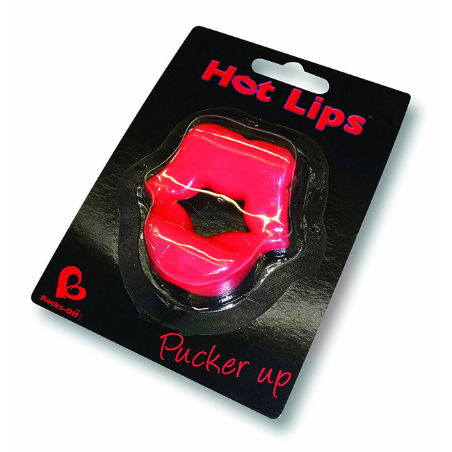 Кольцо с вибрацией Rocks-Off Hot Lips (красный)