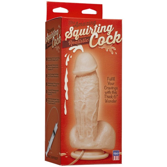 Фаллоимитатор с семяизвержением Squirting Realistic Cock