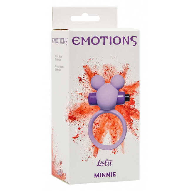 Эрекционное виброколечко Emotions Minnie Purple (пурпурный)