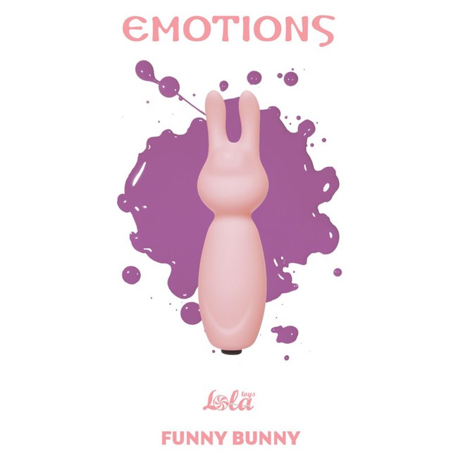 Мини вибратор Emotions Funny Bunny (8,2 см , розовый)