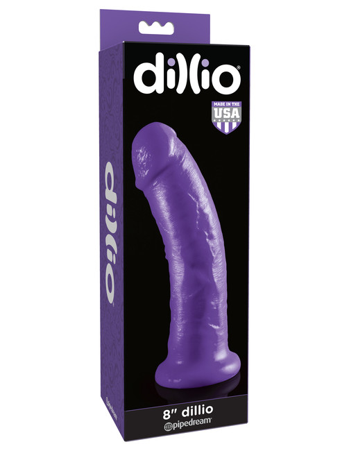 Фаллоимитатор на присоске Dillio Purple- 8 Dillio