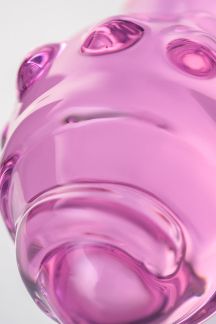 Стеклянная анальная втулка Sexus Glass (16 см , розовый)