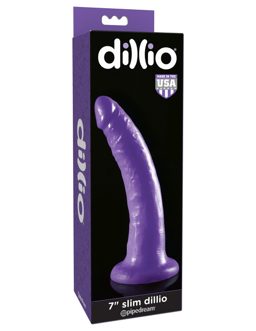 Фаллоимитатор на присоске Dillio Purple - 7 Slim