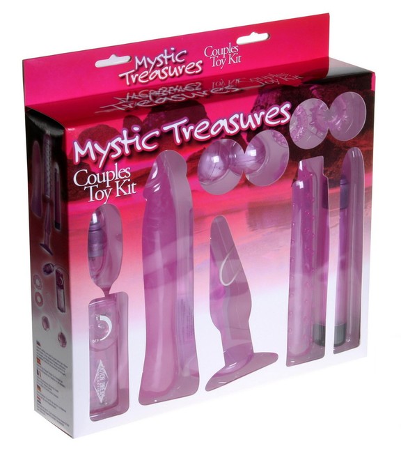Вибро-набор для пар Mystic Treasures  (фиолетовый)