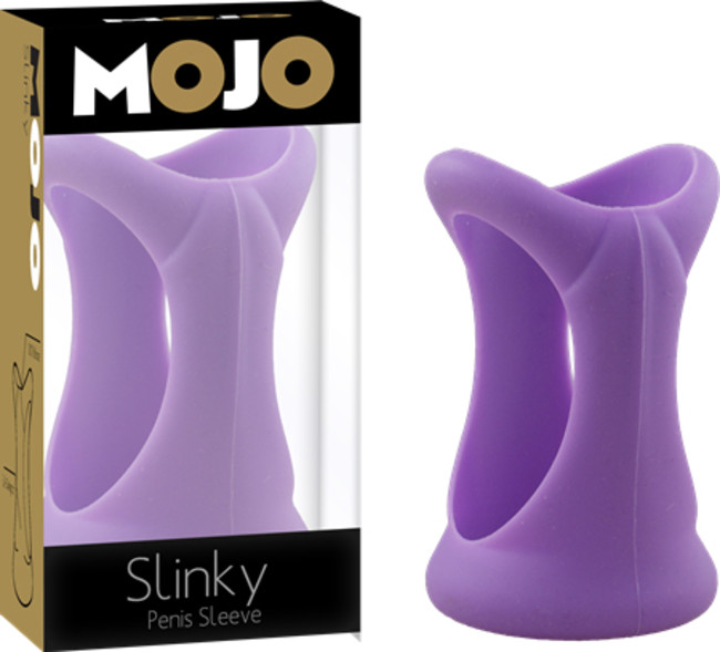 Стимулирующая силиконовая насадка на пенис Mojo Slinky