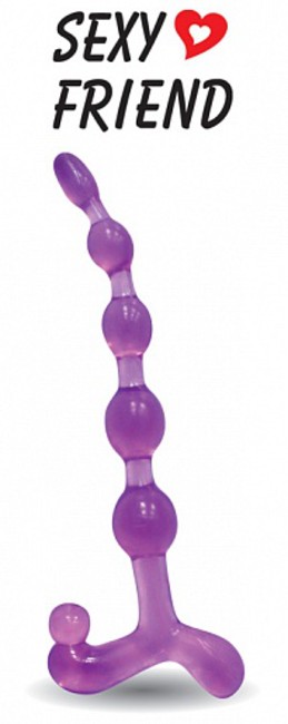 Анальный стимулятор фиолетовый (19 см)