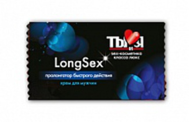 Крем для мужчин LongseX, пролонгатор, 1,5 г (упаковка 5 шт.)