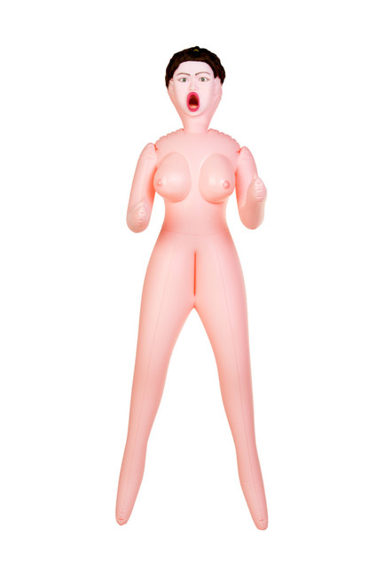 Большегрудая брюнетка с реалистичной вагиной Dolls X (3 отверстия)