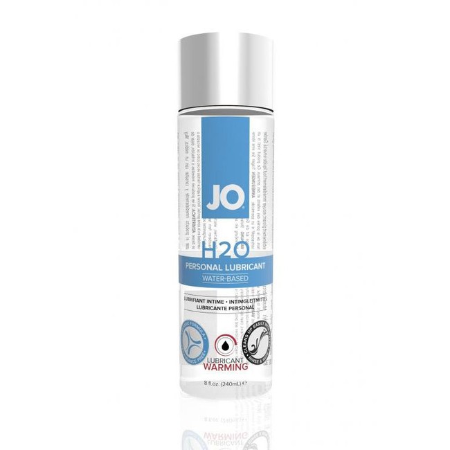 Возбуждающий лубрикант на водной основе JO Personal Lubricant H2O Warming , 240 мл