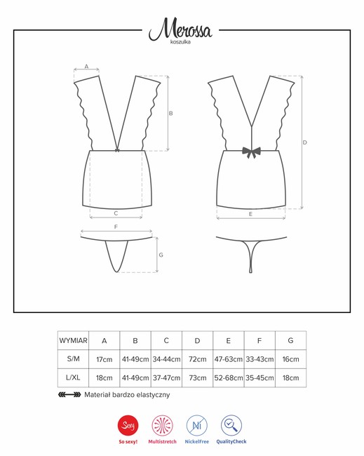 Чёрное прозрачное мини-платье Merossa Chemise SM (42-44)