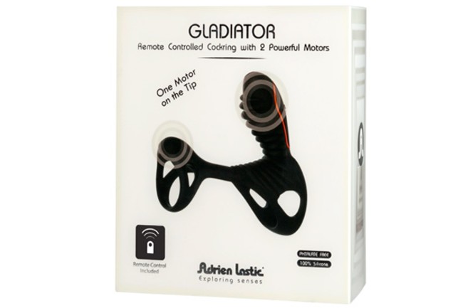 Gladiator + LRS эрекционная насадка кольцо с пультом управления