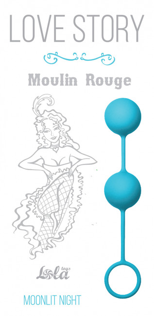Вагинальные шарики «Moulin Rouge» с кольцом на силиконовой сцепке