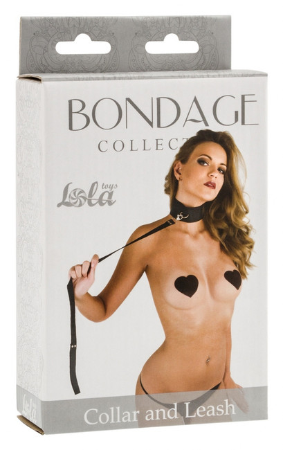 Ошейник Bondage Collection Collar and Leash One Size